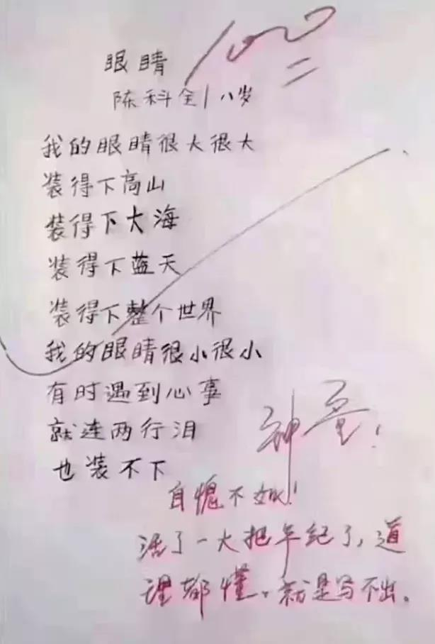 小学生作文《孤独》火了，老师满分评论直呼：天才，看...-5.jpg