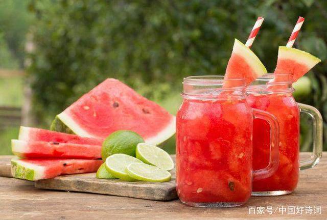 「诗词鉴赏」盛夏 尝一口诗词里的西瓜，人齿便有冰雪声-4.jpg