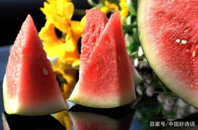 「诗词鉴赏」盛夏 尝一口诗词里的西瓜，人齿便有冰雪声-19.jpg