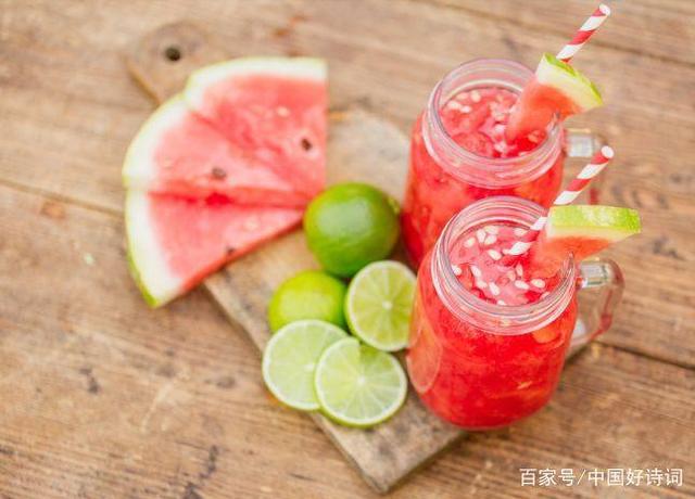 「诗词鉴赏」盛夏 尝一口诗词里的西瓜，人齿便有冰雪声-37.jpg