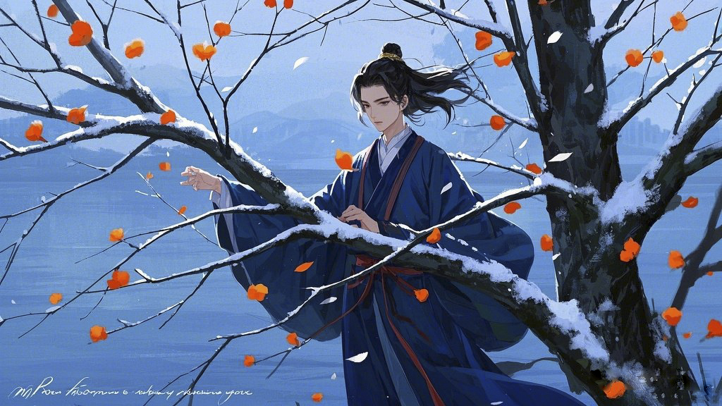 插画：北风_ 用时间的低语_ 卷走枝头最后的一瞥.jpeg